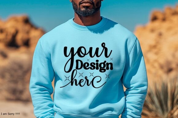 Gildan 18000 Christmas Men Mockup 10 - Product Mockups & Graphics