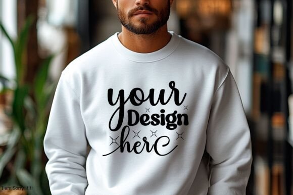 Gildan 18000 Christmas Men Mockup 128 for Product Mockups and Graphics