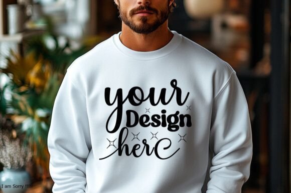Gildan 18000 Christmas Men Mockup 155 Graphics