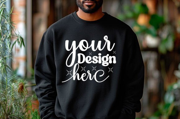 Gildan 18000 Christmas Men Mockup 29 - A Graphic Design Asset for Product Mockups