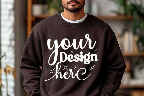Gildan 18000 Christmas Men Mockup 66 for Product Mockups and Graphics
