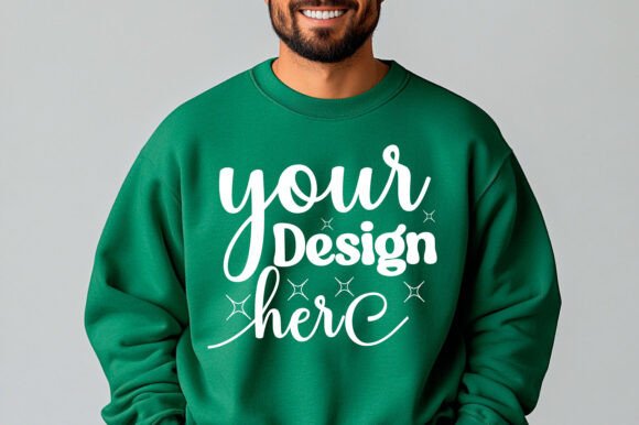 Gildan 18000 Christmas Men Mockup 90 Graphics