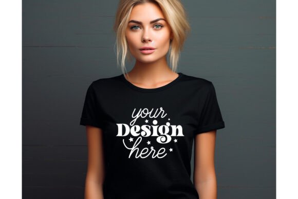 Gildan 5000 Tee Mockup 1 for Graphics and Product Mockups