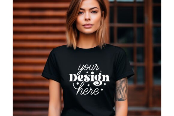 Gildan 5000 Tee Mockup 10 for Product Mockups and Graphics