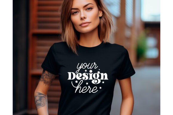 Gildan 5000 Tee Mockup 8 for Product Mockups and Graphics