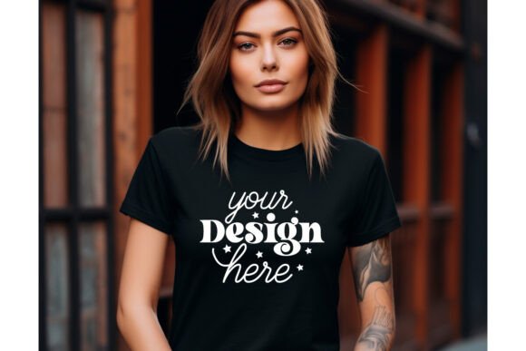 Gildan 5000 Tee Mockup 9 for Product Mockups and Graphics