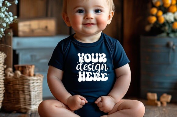 Rabbit Skins 4411 Baby Mockup 115: A Versatile Graphic Asset for Product Mockups