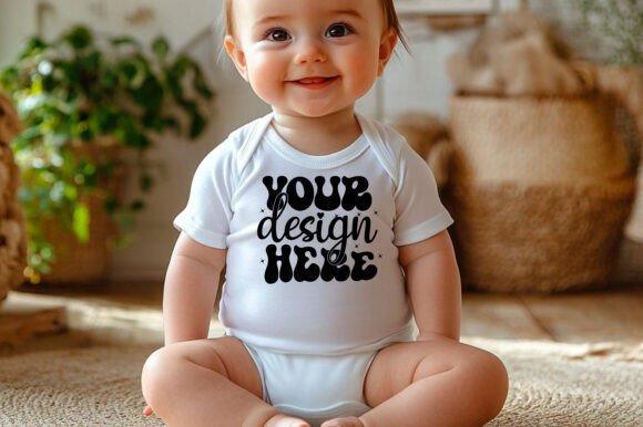 Rabbit Skins 4411 Baby Mockup 124 - A Cute Graphics Asset for Product Mockups