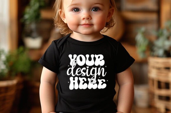 Rabbit Skins 4411 Baby Mockup 16 - A Playful Graphics Asset for Product Mockups