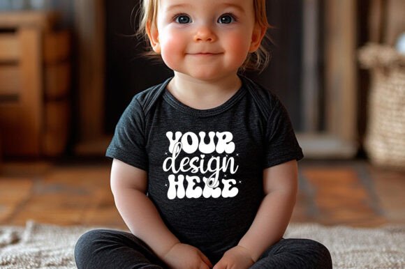 Rabbit Skins 4411 Baby Mockup 63: A Versatile Graphic Asset for Branding