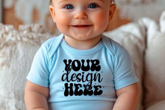 Rabbit Skins 4411 Baby Mockup 79 - A Playful Graphic Asset for Product Mockups