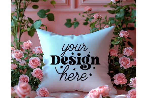 Valentines Day Pillow Mockup 44 for Crafting and Product Design
