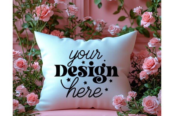 Valentines Day Pillow Mockup 46 for Graphics and Product Mockups