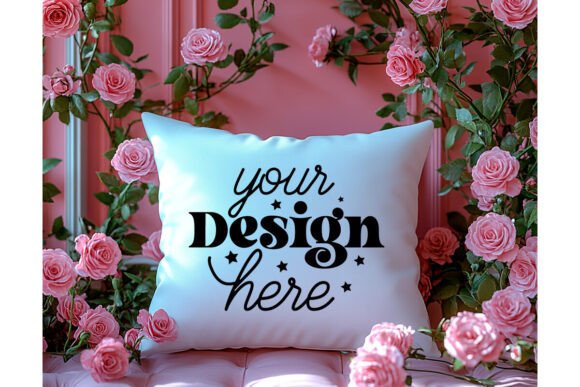 Valentines Day Pillow Mockup 52 for Graphics and Product Mockups